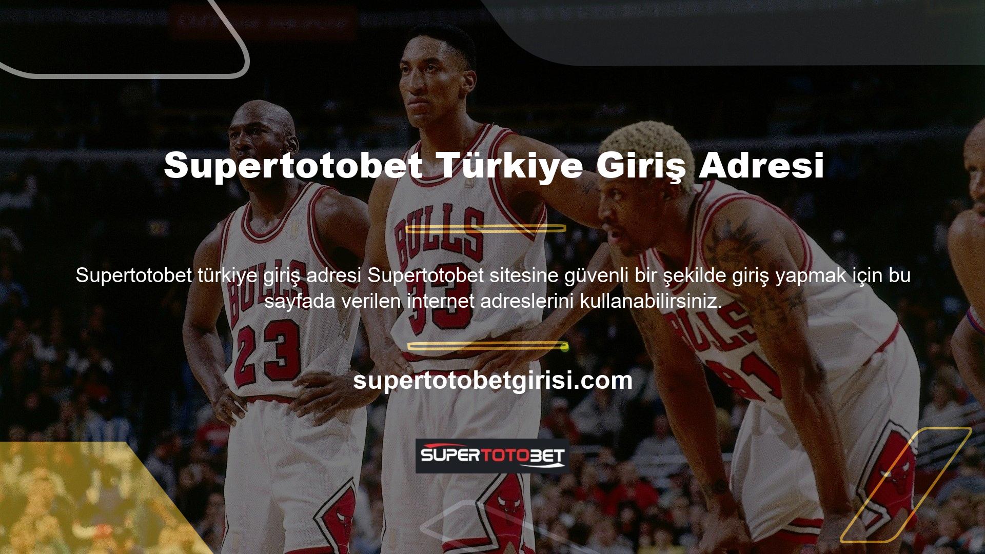 Supertotobet Türkiye giriş adresleriyle faaliyet gösteren casino siteleri, giriş adreslerini zaman zaman günceller